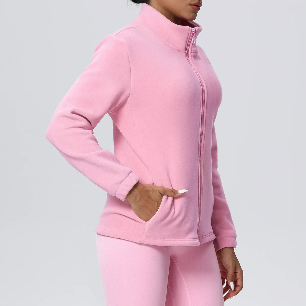 Women's Fitness Long Sleeve Sport Jacket Workout Coat Gym Training Outdoor Recreation Yoga Sportswear