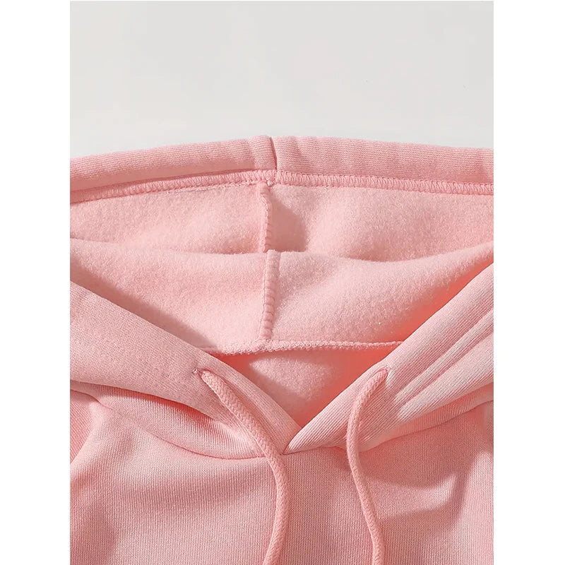 Girls 2000s Cherry Love Long Sleeve Pocket Hoodies Funny Gothic Sweatshirt Women's Print Casual Hoody Streetwear Y2k Clothes