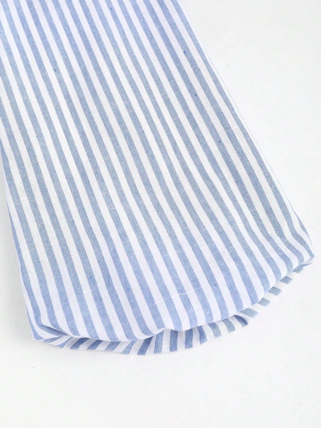Striped Tie Bow Puff