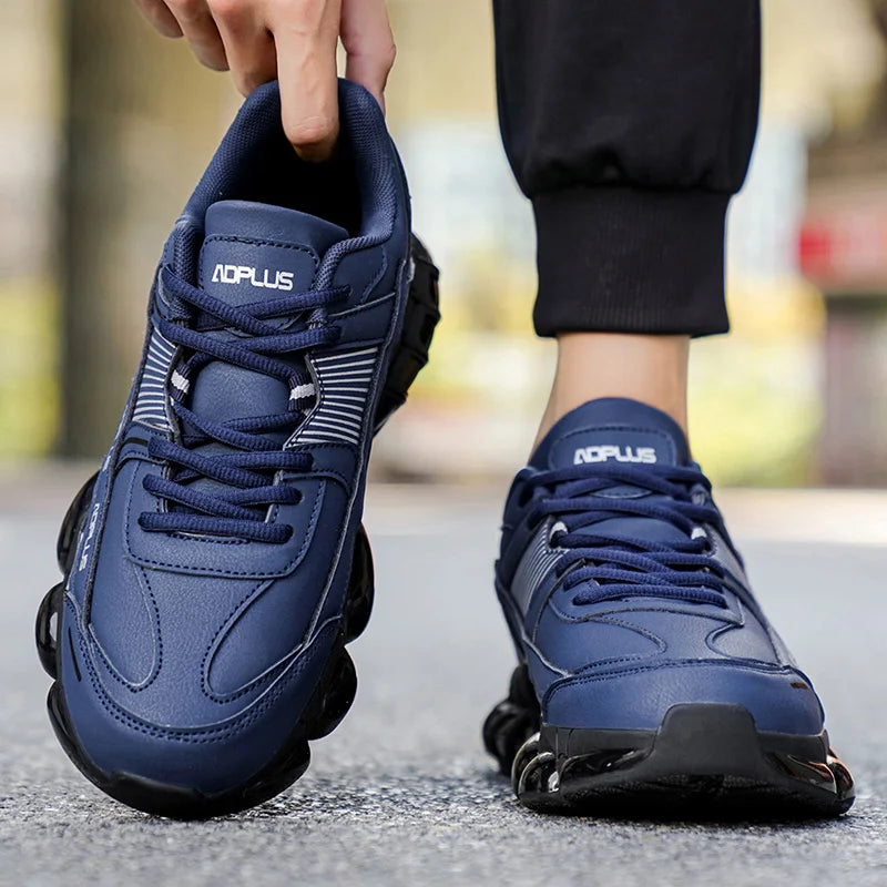 Men's Sports Shoes Light Anti-Slip Rebound Flat Bottom Outdoor Walking Leisure Shoes Autumn Fashion Versatile Running Shoes