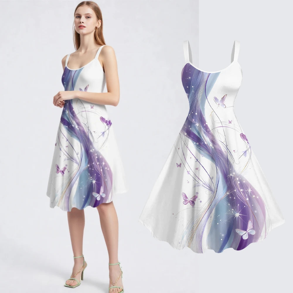 ROSEGAL Butterfly Curve Colorblock