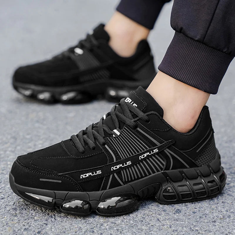 Men's Sports Shoes Light Anti-Slip Rebound Flat Bottom Outdoor Walking Leisure Shoes Autumn Fashion Versatile Running Shoes