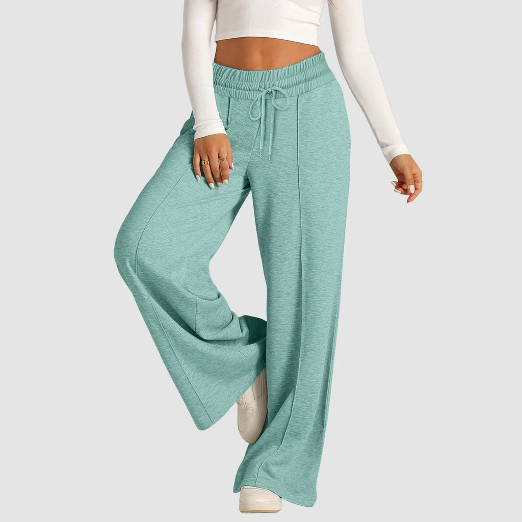 Tie Pants for Women Summer Casual Loose Wide Leg Trousers Jumpsuit Casual Spaghetti Strap Stretchy Long Pant Sports Sweatpants