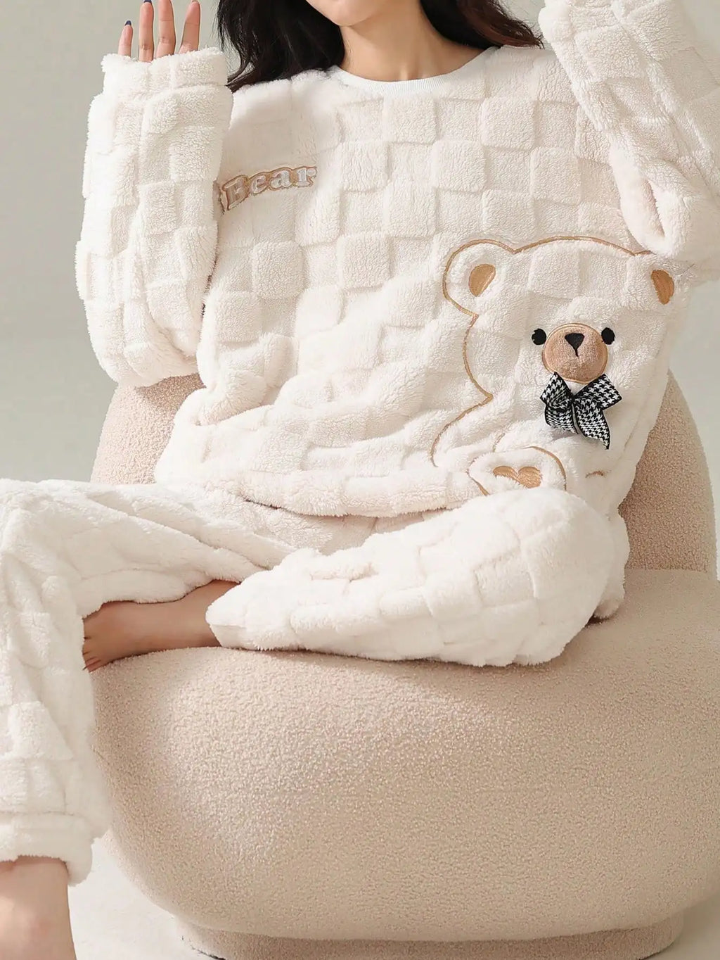 Cozy Plush Fleece Pajamas Set