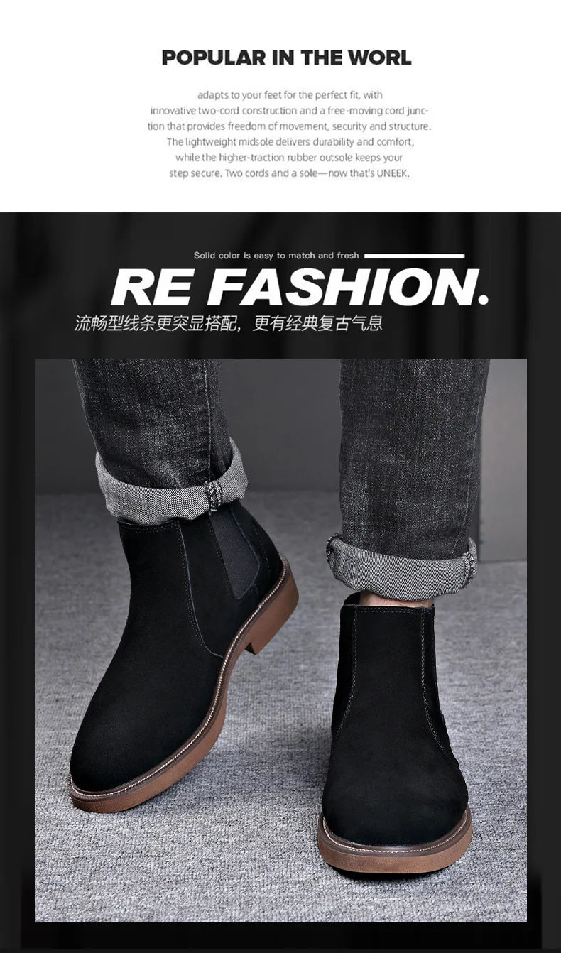 Men's Chelsea Leather Boots
