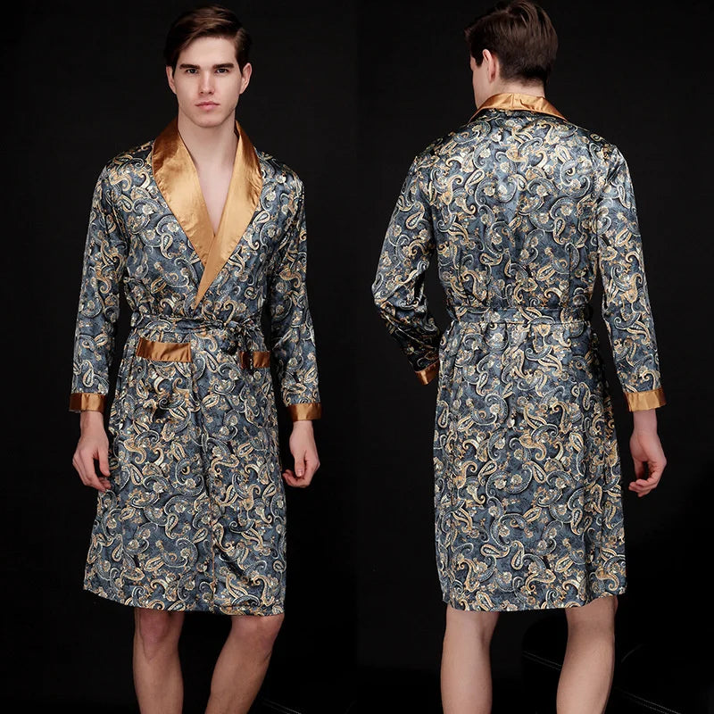 Men Summer Autumn Kimono