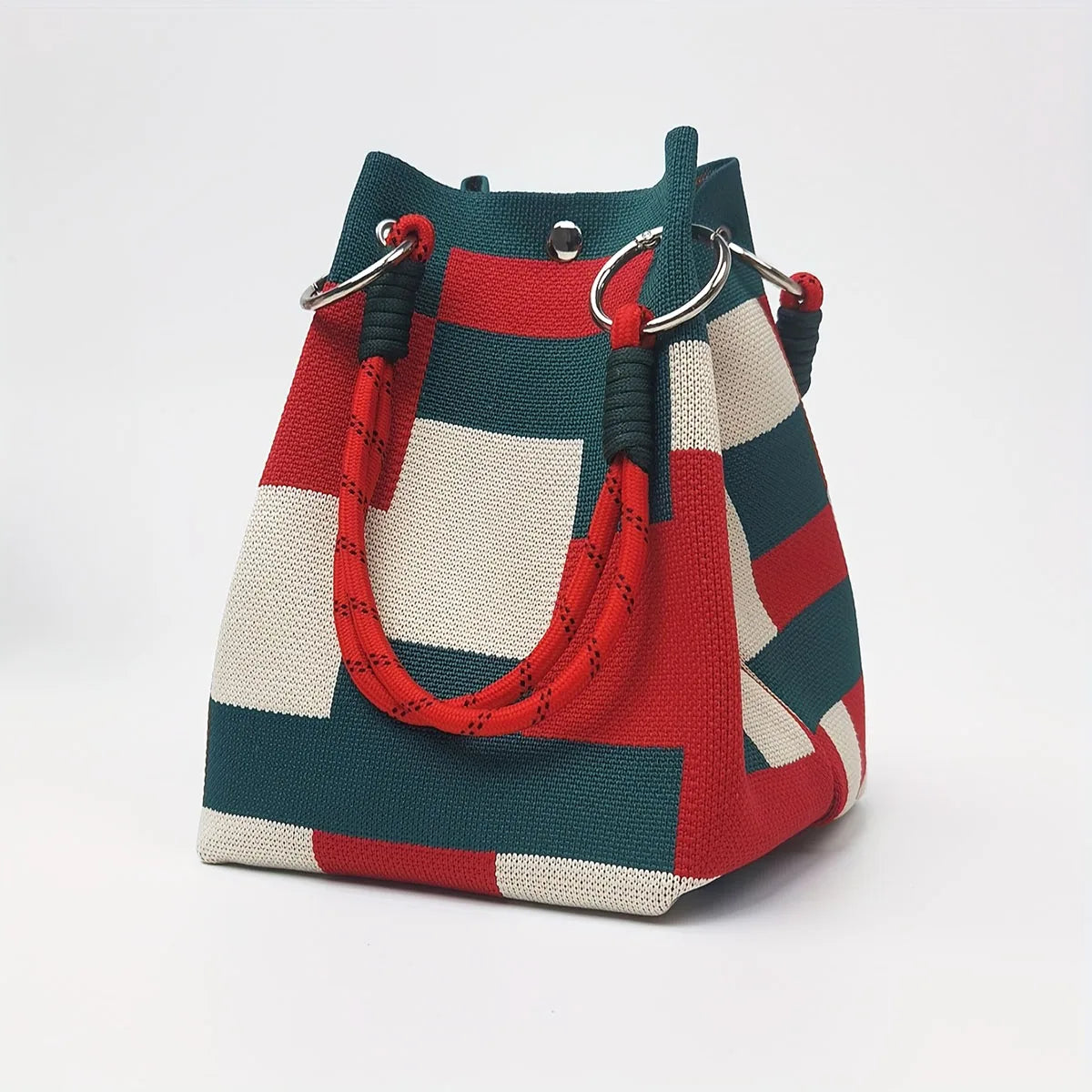 This multi-color knitted retro