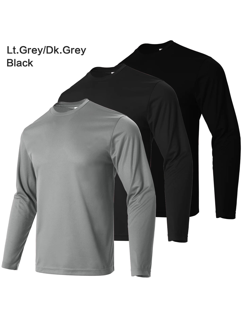 Men's Casual Plain T-shirt Long-Sleeved Fashion Fitness Blouse