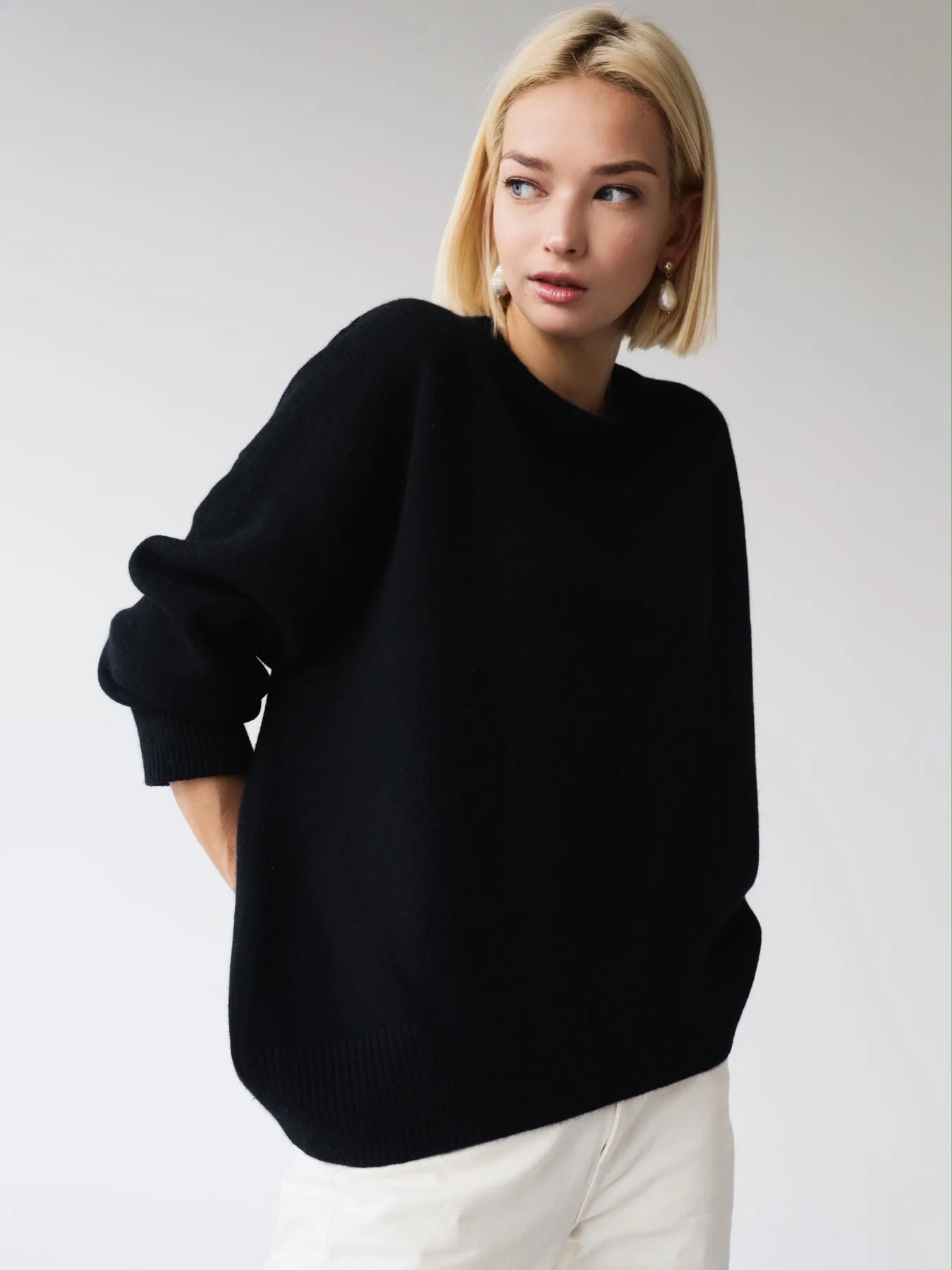 2025 Autumn Women Turtleneck Sweater Oversized Elegant Thick Pullover Black Knitted Spring Female Jumper Long Sleeve Sweaters