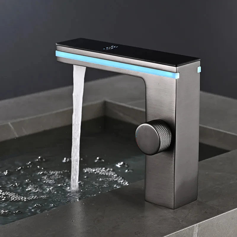 Digital Display Bathroom Basin