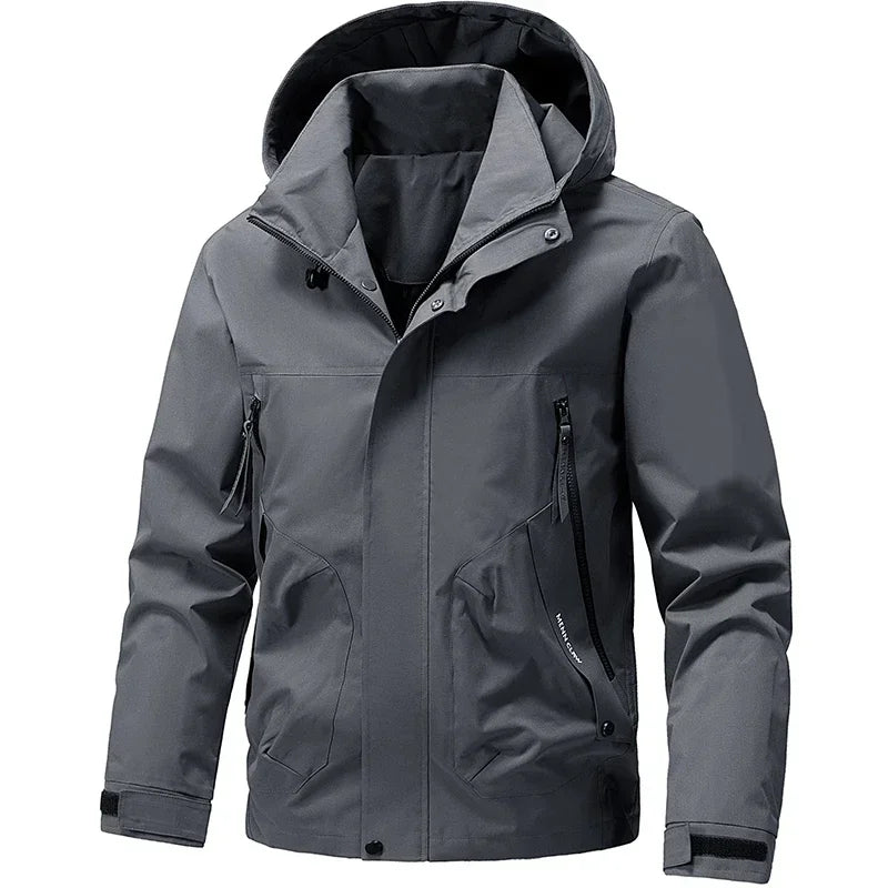 CHRLCK Unisex Waterproof Hiking Jackets Windproof Windbreakers for Men and Women - Ideal for Camping and Fishing