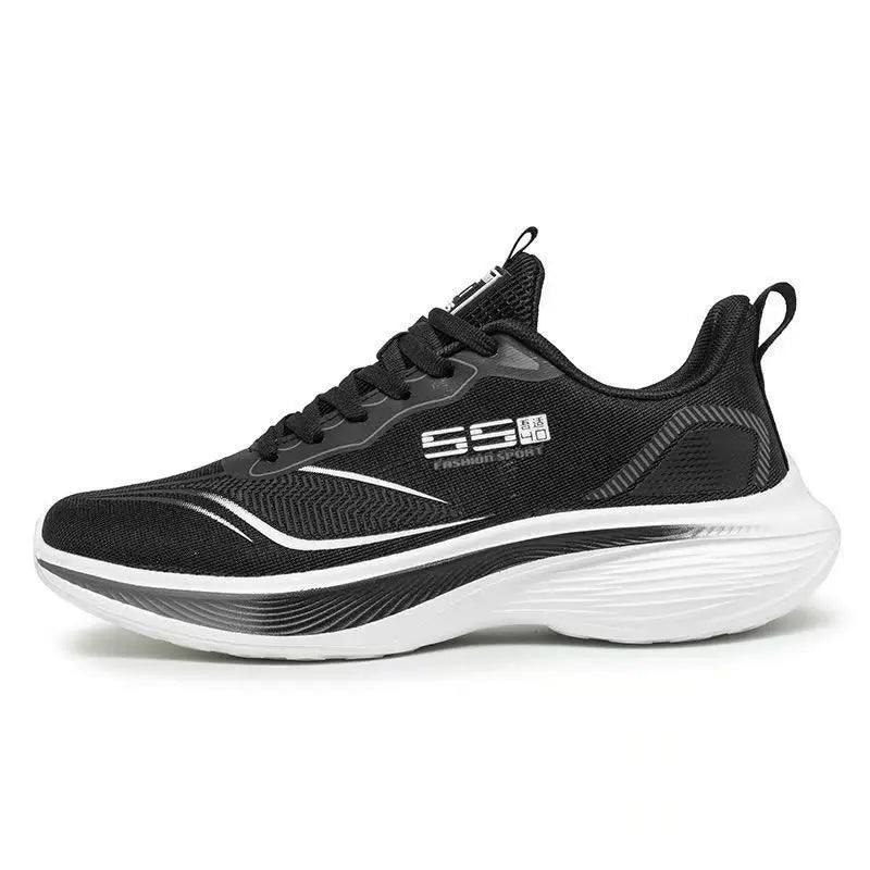 Spring Summer New Men's Casual Comfortable Shoes Simple Lace-Up Lightweight Men's Sneakers Fashionable Versatile Running Shoes