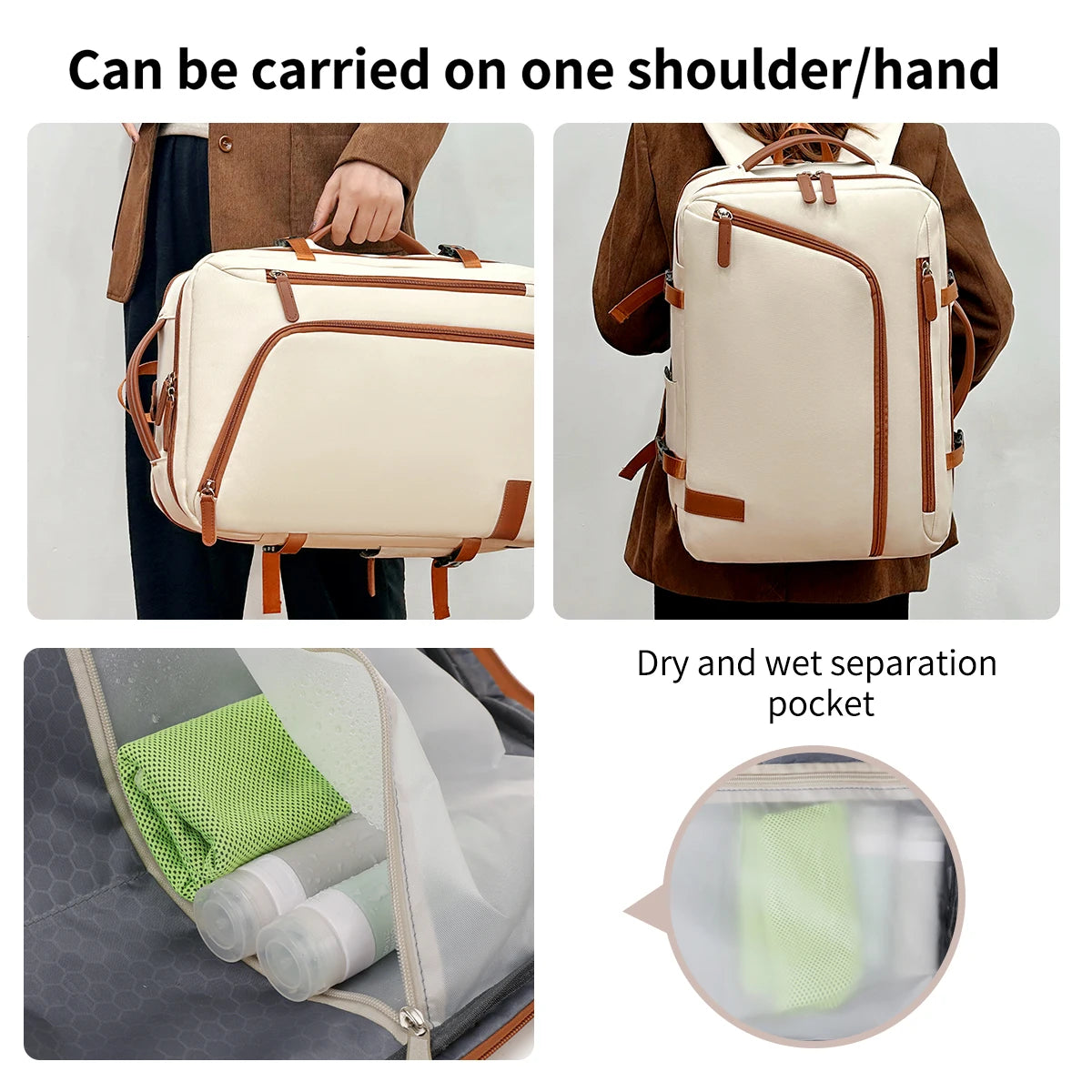 Backpack Unisex New Simple Business Computer Backpack Outdoor Large