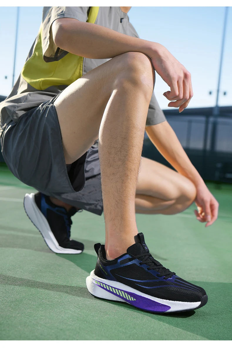 Specialty Men Running Shoes Carbon Board Sports Breathable Lightweight Women's Comfortable Athletic Nonskid Marathon Sneakers