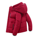 New Winter Men Hooded Casual Short Puffer Jackets Man White Duck Down Coats Quality Male Outdoor Windproof Thicker Warm Parkas