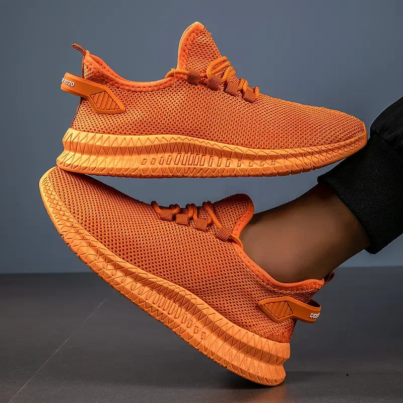 New Summer Casual Original Men's Sneakers Soft Sole Mesh Jogging Lightweight Men's Breathable Vulcanized Shoes