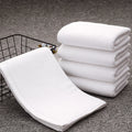 5Pcs White Towel 120g Thickened High Quality 32 Strands Cotton White Hotel Towel 35 * 75cm High Quality High End