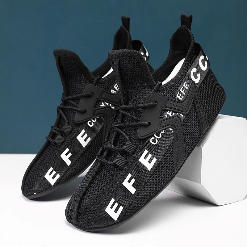 Mesh Men's Shoes Fashion Summer Breathable Sports Shoe Men's Sneakers Lightweight Walking Casual Tennis Shoe
