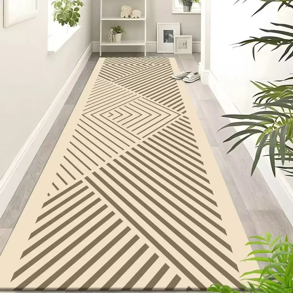 Modern Luxury Aisle Walkway Carpet Hallway Passageway Decor Area Rug Corridor Long Runner Doorway Floor Mat Non-slip tapis salon