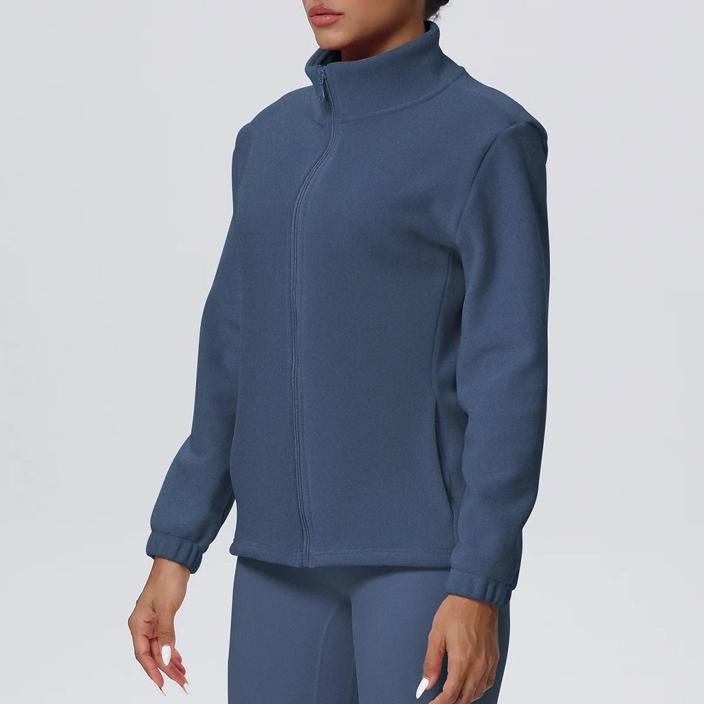 Women's Fitness Long Sleeve Sport Jacket Workout Coat Gym Training Outdoor Recreation Yoga Sportswear