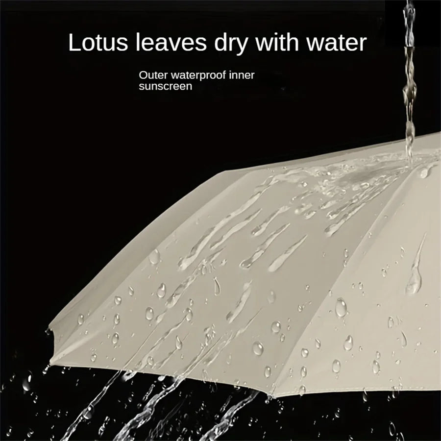 12 Bone Black Glue Fully Automatic Umbrella With Thick And Durable