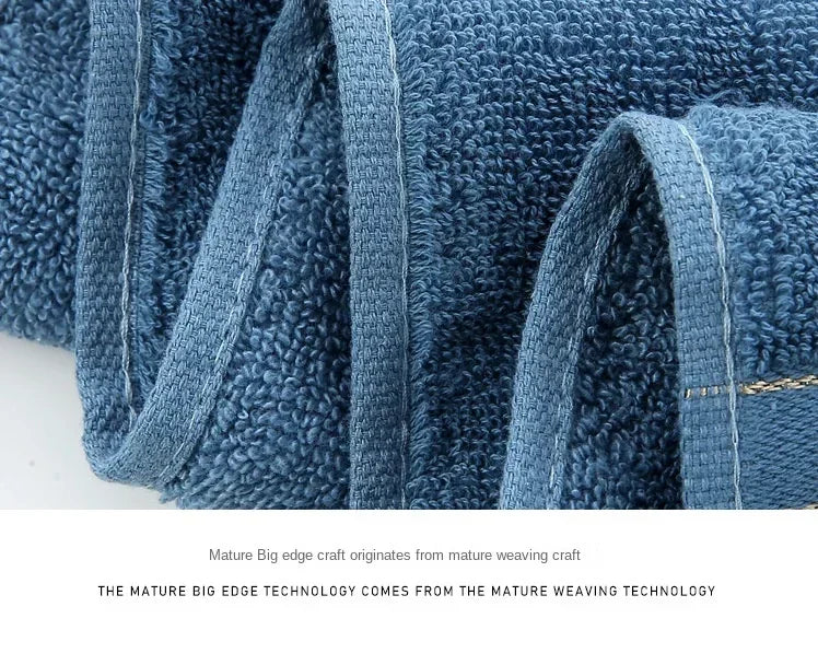 Soft Skin-Friendly Pure Cotton Towel - Thickened Quick Absorbent Quick Dry Face Towel, Durable Lightweight Shower Travel Use