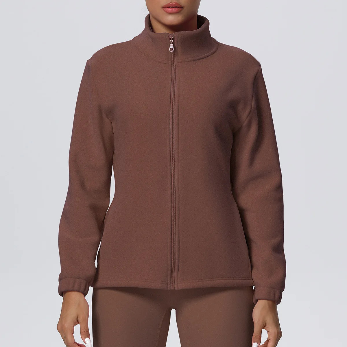 Women's Fitness Long Sleeve Sport Jacket Workout Coat Gym Training Outdoor Recreation Yoga Sportswear