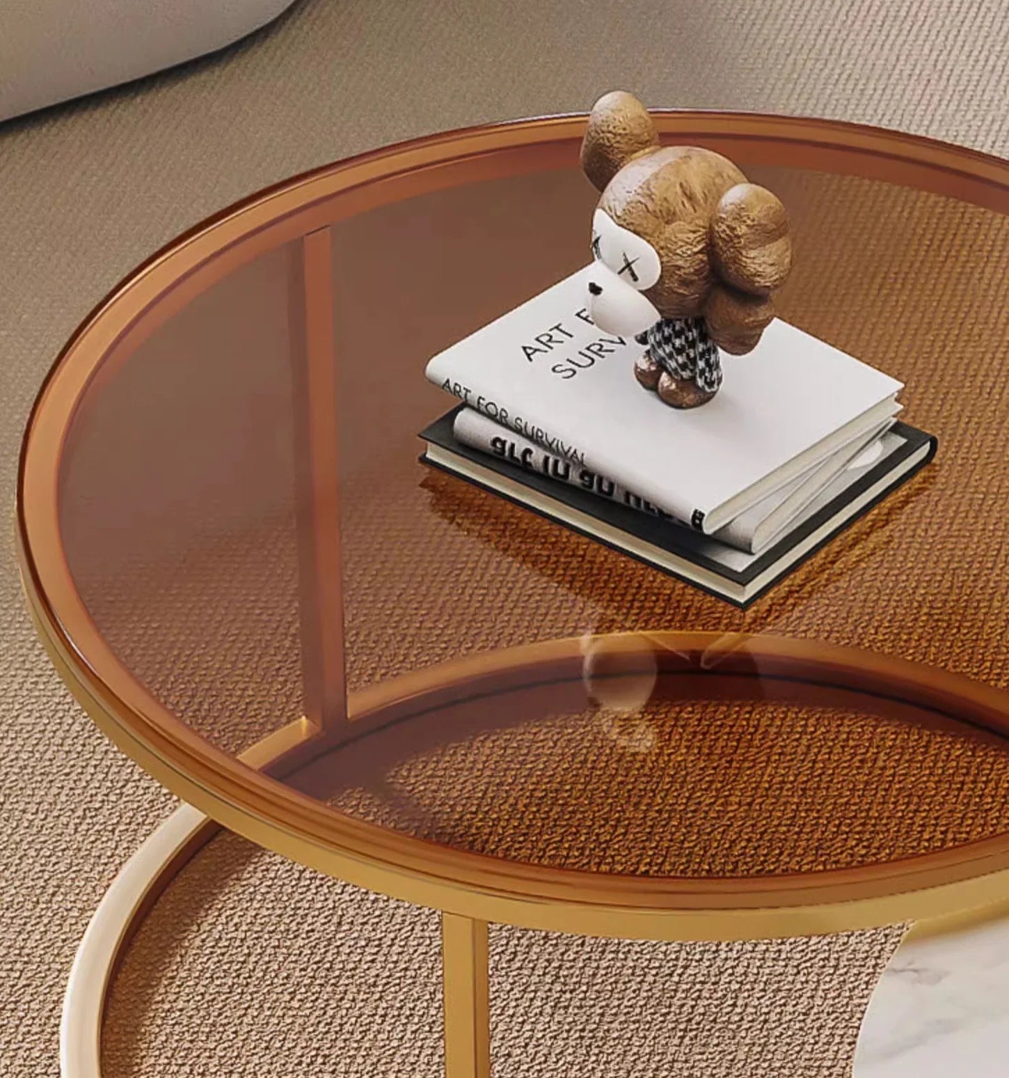 Modern wood and tempered