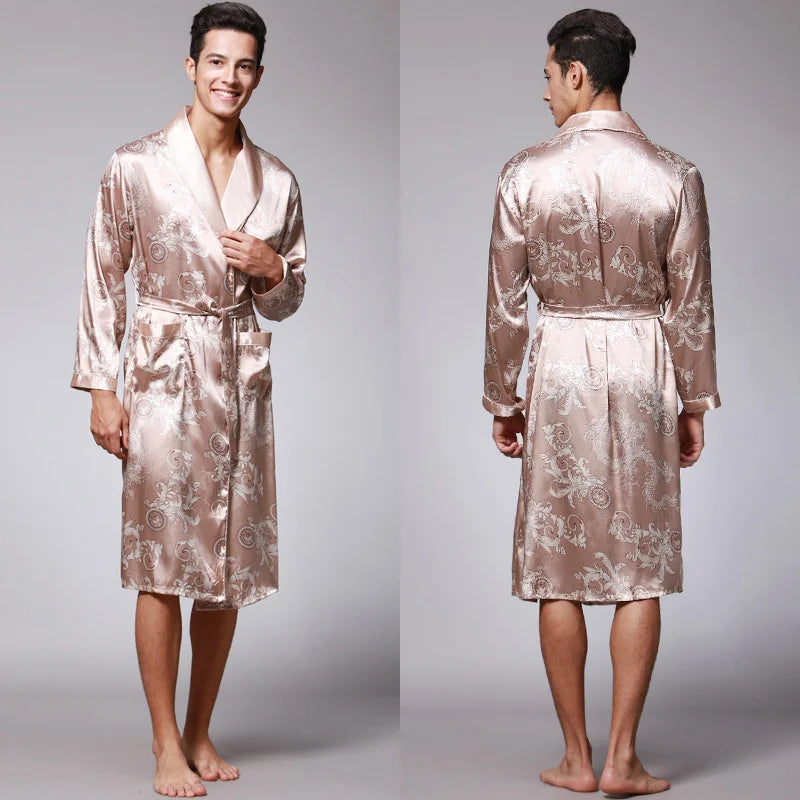 Men Summer Autumn Kimono