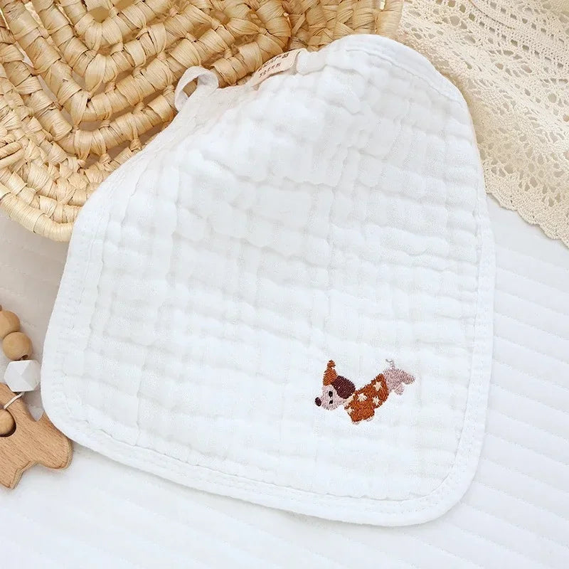 5pcs Cotton Baby Face Towel Set Soft Muslin Squares