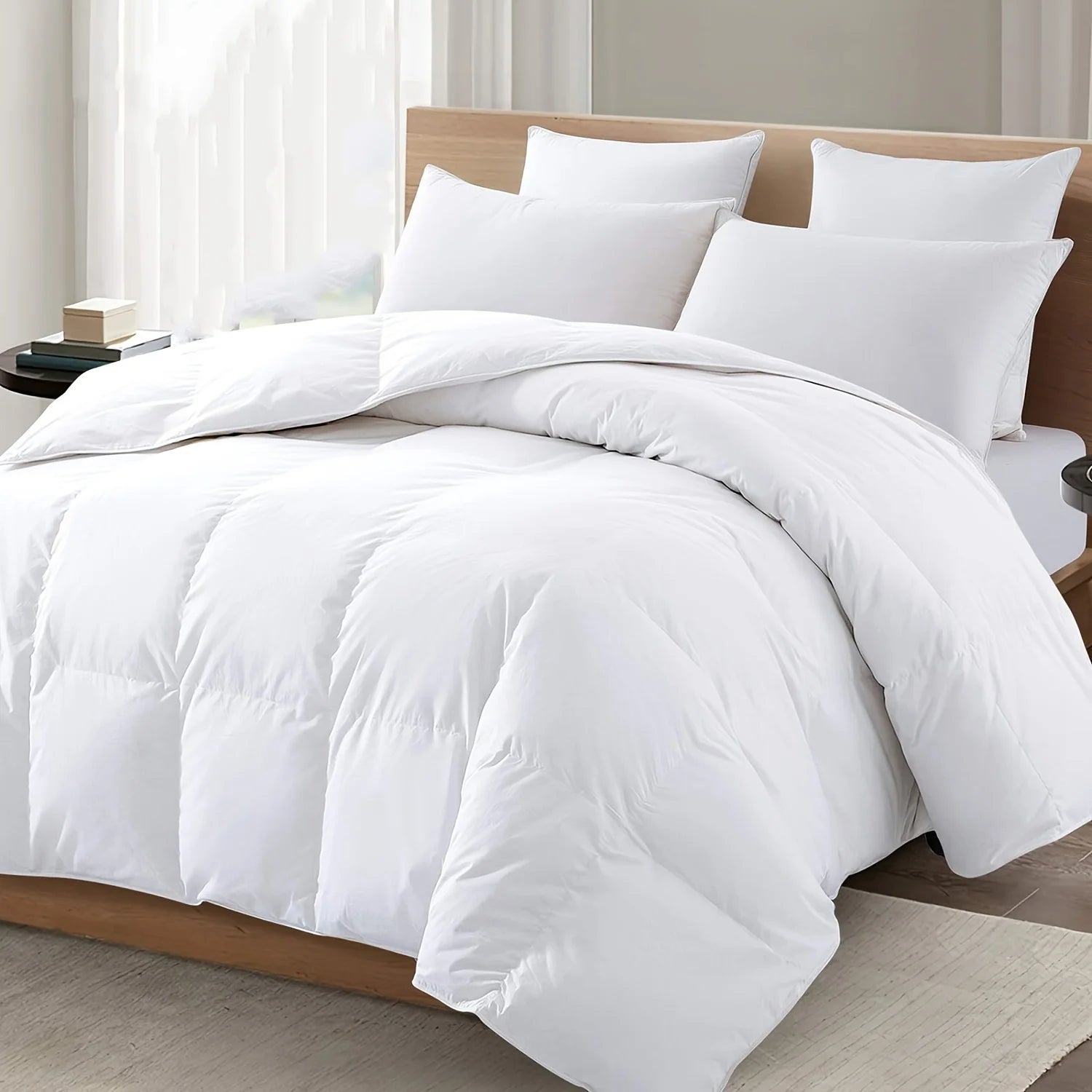 All Season Duvets and Quilts for Bed - Cooling Comforter for Double Bed - Home Textile