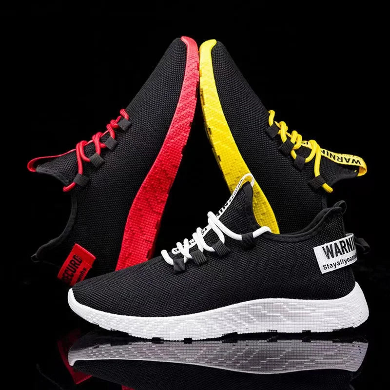 Men's Casual Lightweight Mesh Sports Shoes - Summer Outdoor Breathable Comfort Running Shoes