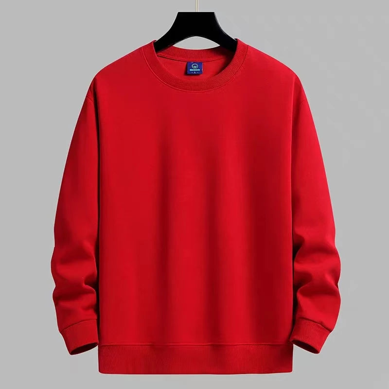 Unisex Solid Color Crew Neck Sweater – Kids & Adults