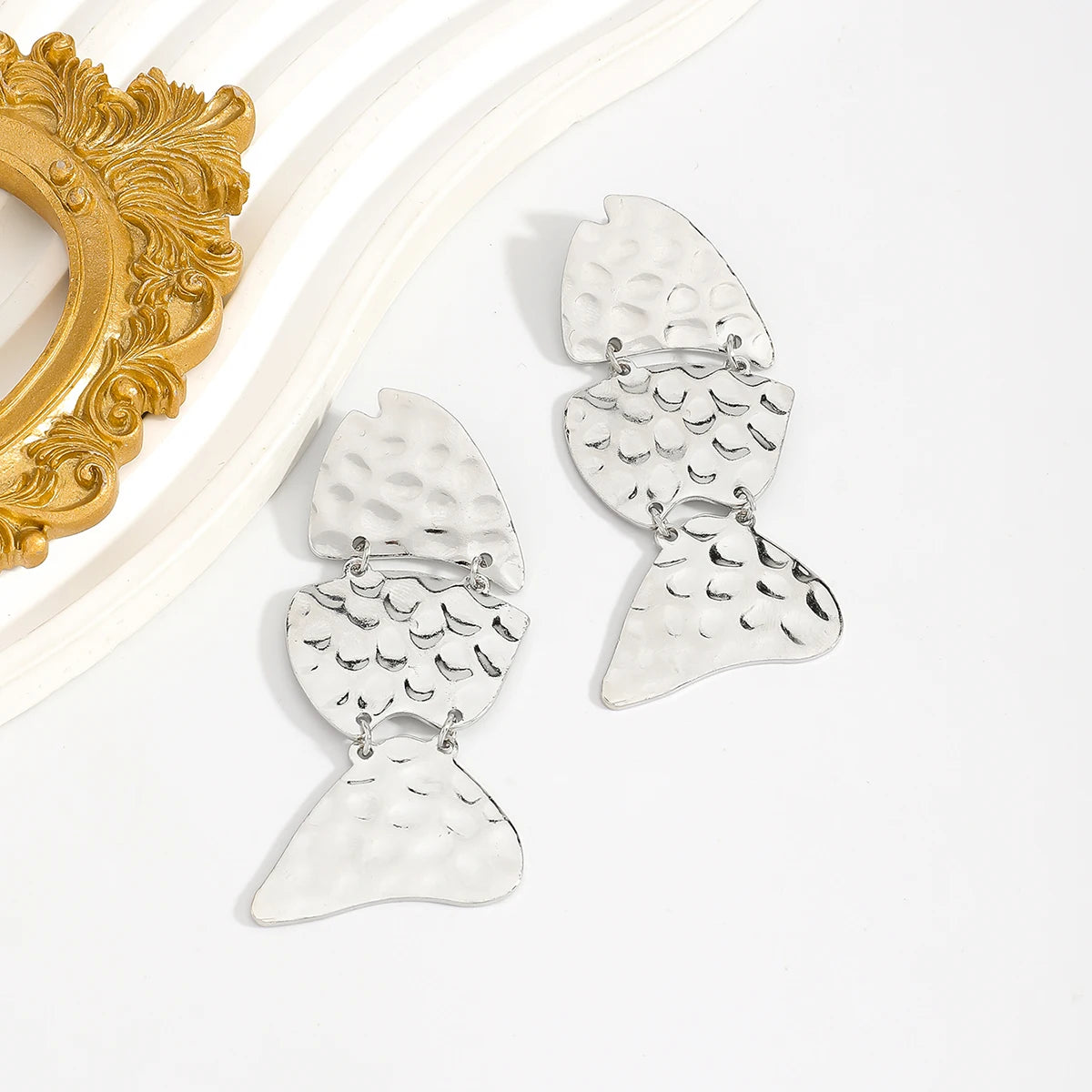 Gold Fish Earrings