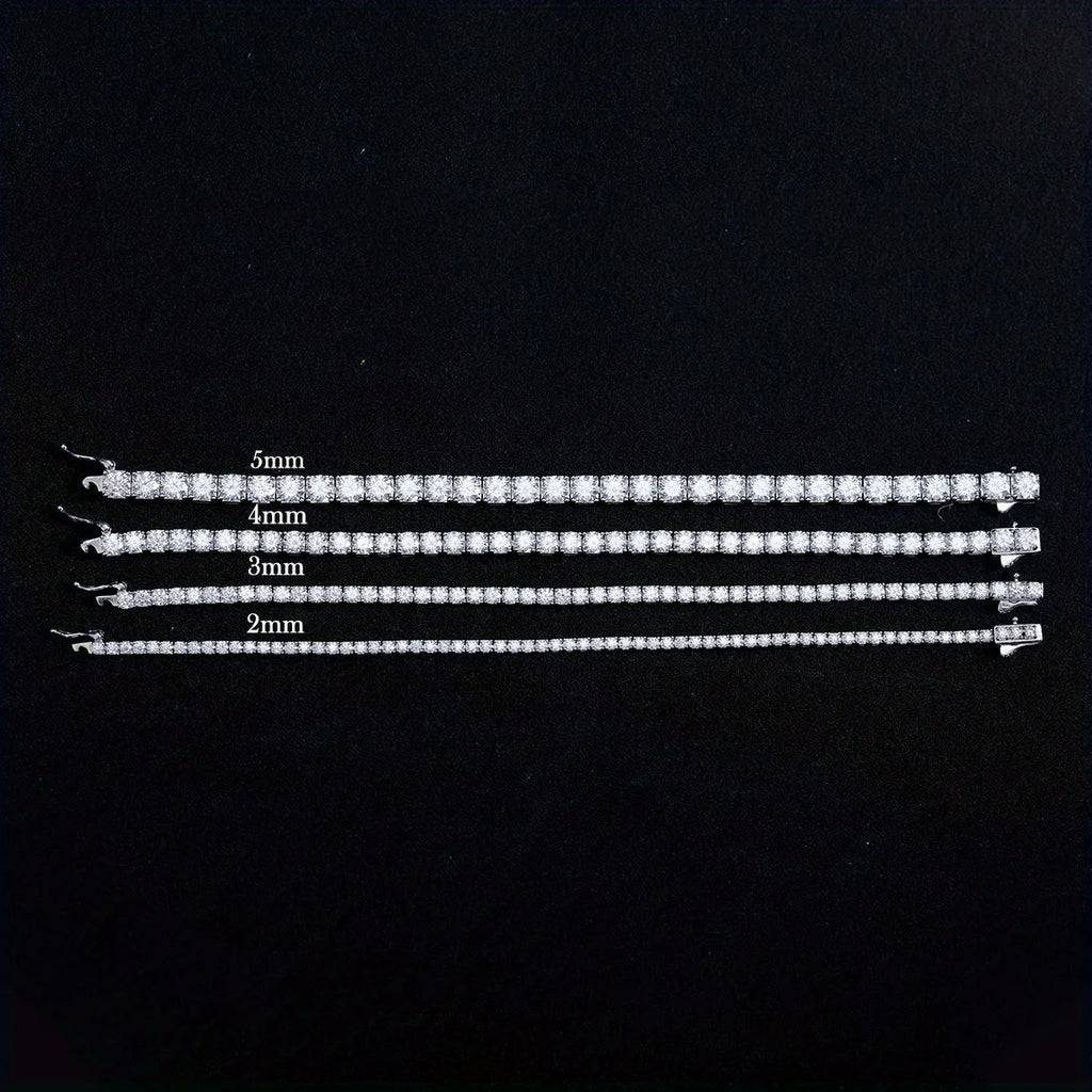 S925 Sterling Silvery Tennis