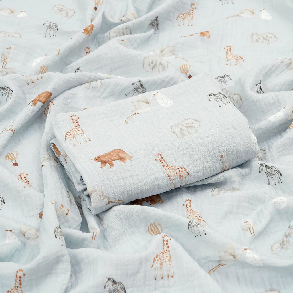 Soft Cotton Baby Blanket - Comfortable Print Infant Blanket
