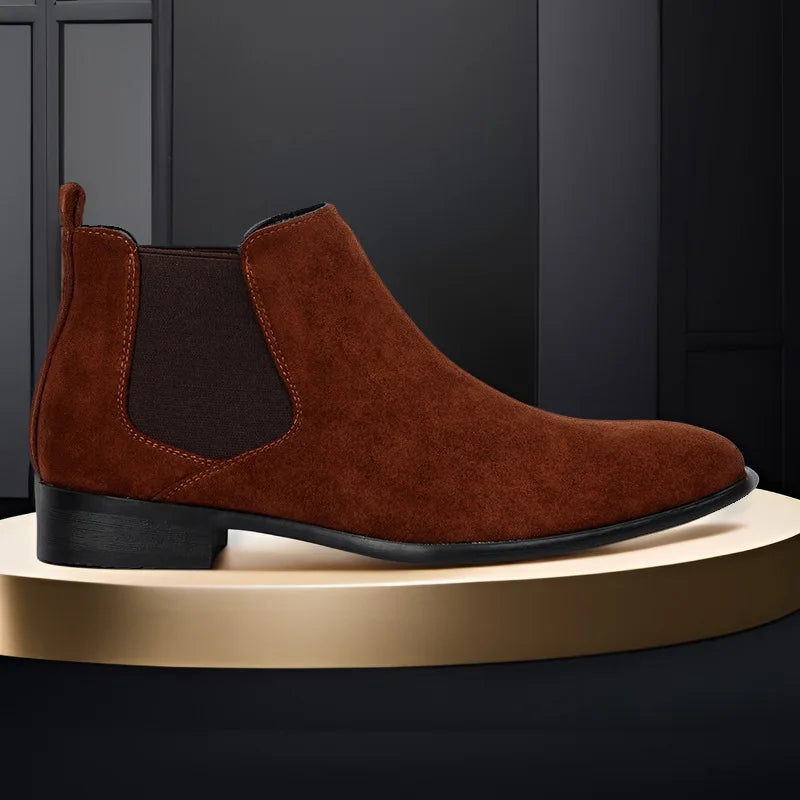 Autumn Winter Men's Chelsea Boots Fashion Men's Business Boots Plus Size 40-48
