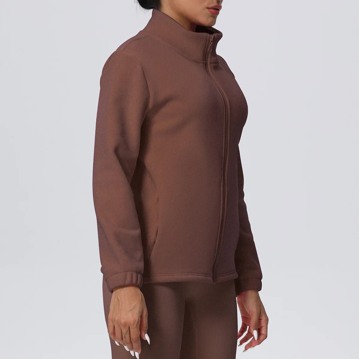 Women's Fitness Long Sleeve Sport Jacket Workout Coat Gym Training Outdoor Recreation Yoga Sportswear
