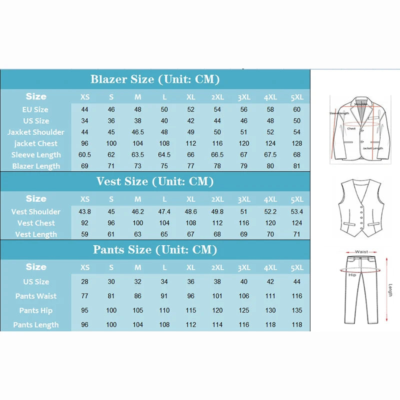 Pink Luxury Men Suits
