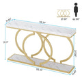 Tribesigns Gold Console Table,