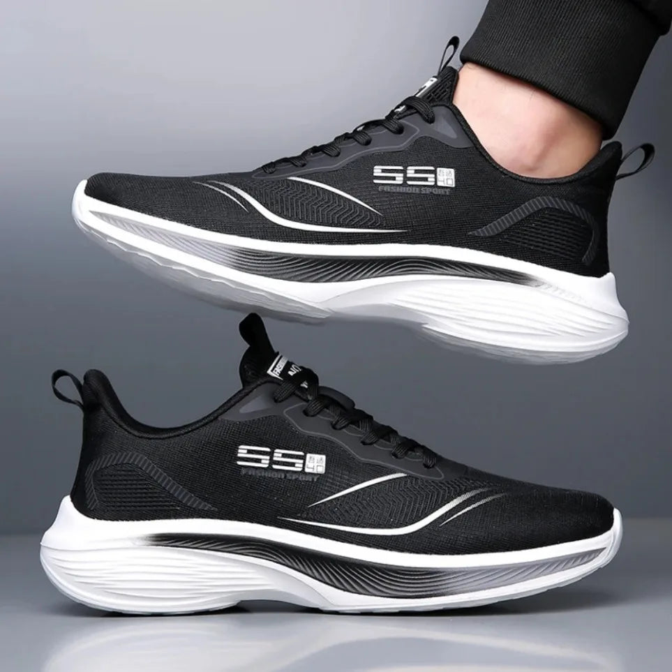 Swartz Marathon Shoes Men Sneakers - Comfortable Lightweight Sports Running Shoes - Luxury Footwear