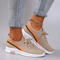Women's Summer Breathable Mesh Flat Shoes - Casual Sneakers with Free Shipping