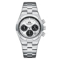 Luxury Watch for Men Chronograph Luminous Rose Gold Silver Blue Fashion Quartz Overseas Stainless Steel Watch for Men Cheap