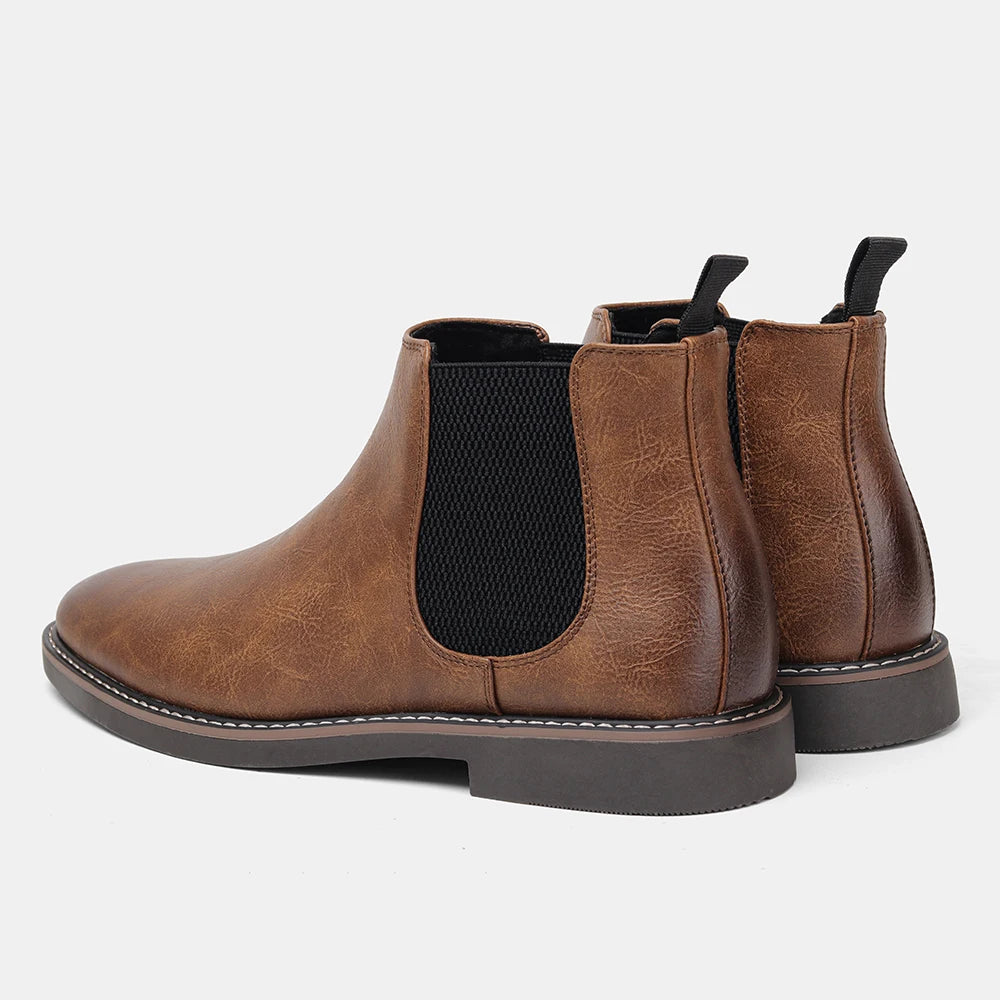 2026 Men's Chelsea Boots Ankle Boots for Men Retro Comfortable Brand Retro Fashion
