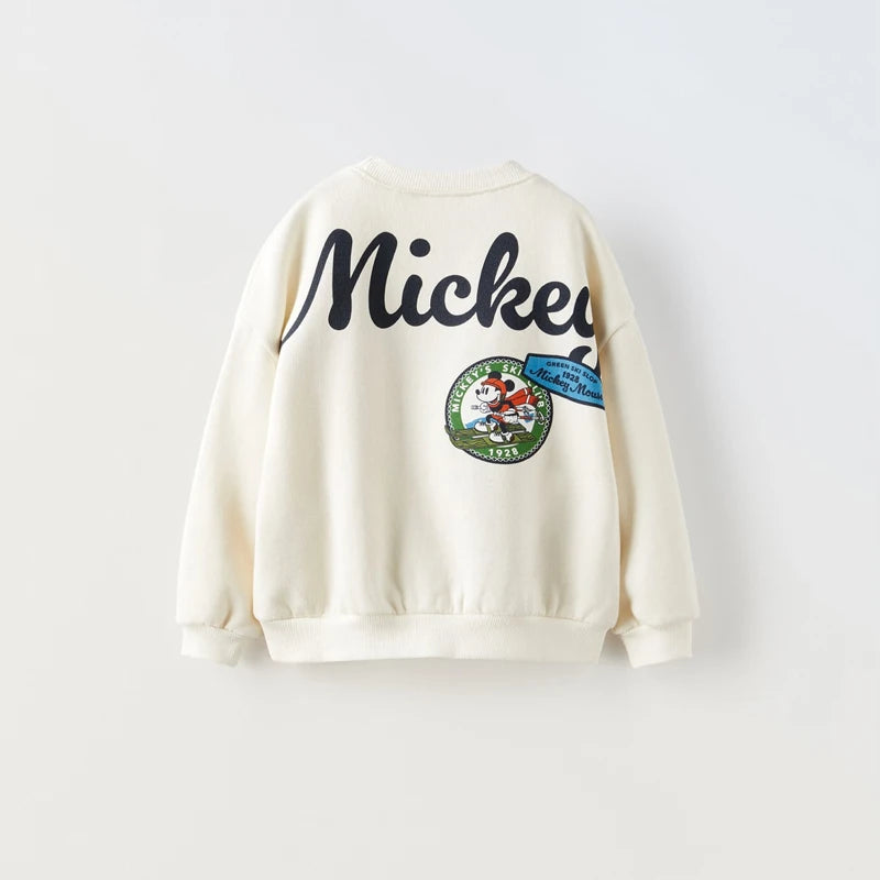 Letter Sweatshirt For Boys And Girls Long Sleeve Tops Baby 2025 Spring Autumn Wear Child New Design Printed Hoodies Outer Wear