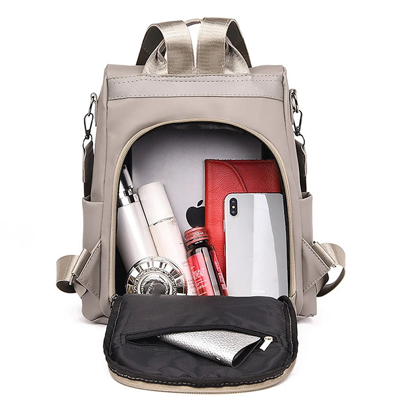 New Fashion Large-capacity Anti-theft Nylon Backpack Lightweight