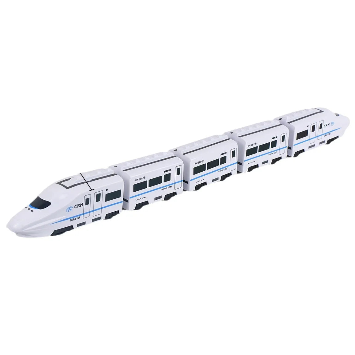 Kids DIY Simulation High Speed Railway Train Toy Car Electric Sound