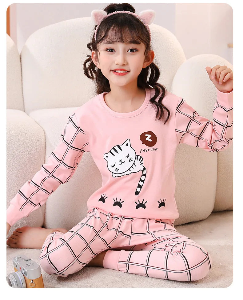 Kids Pajamas for Boys 2 3 4 5 6 7 8 9 10 11 12 13 Years Cotton Sleepwear Sets Dinosaur Pyjamas Green Children Pijamas Clothing