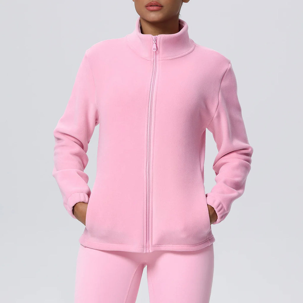 Women's Fitness Long Sleeve Sport Jacket Workout Coat Gym Training Outdoor Recreation Yoga Sportswear