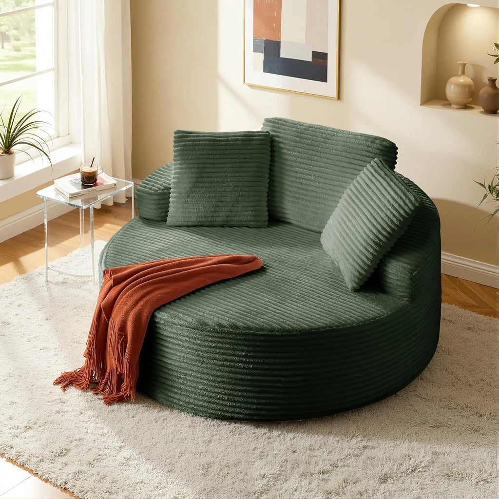 Oversized Round Chaise Lounge